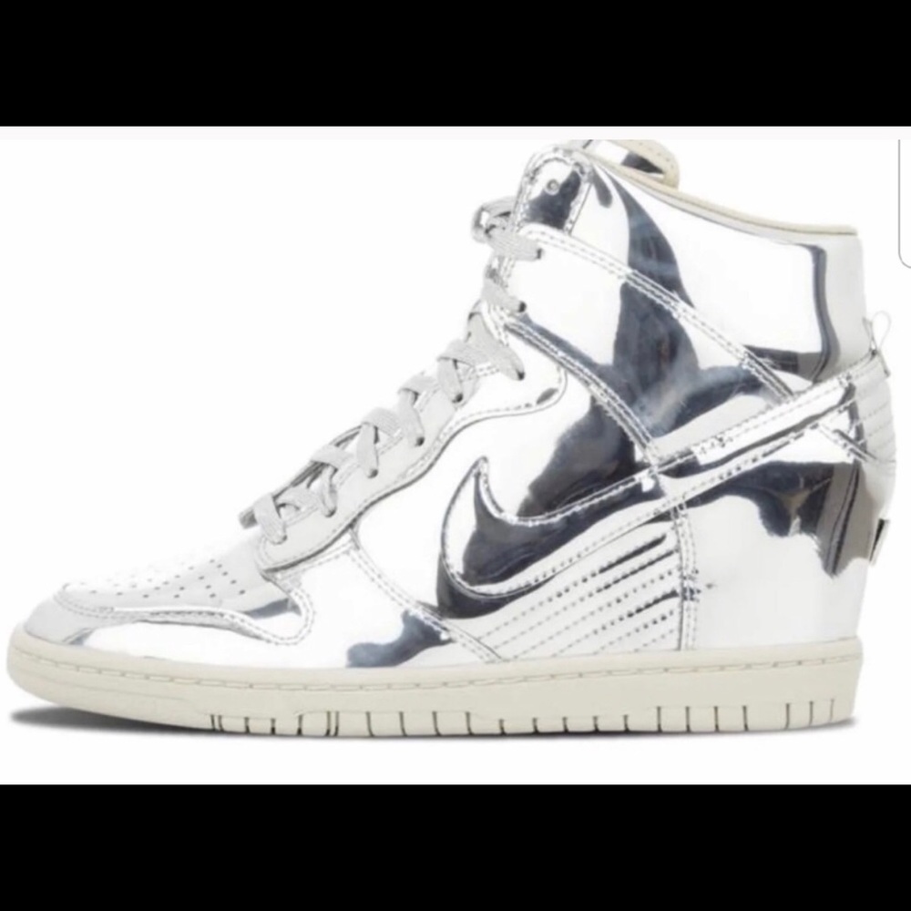 Nike Liquid Silver Wedge 7.5